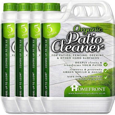 Homefront Organic Patio Cleaner 20L - Pet Friendly Formula & Free From Bleach and Harsh Chemicals
