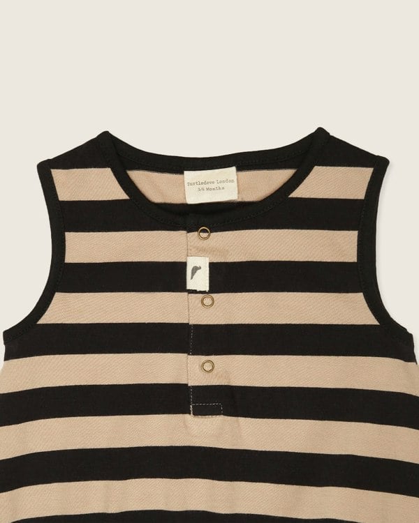 Sustainable organic cotton bubble romper