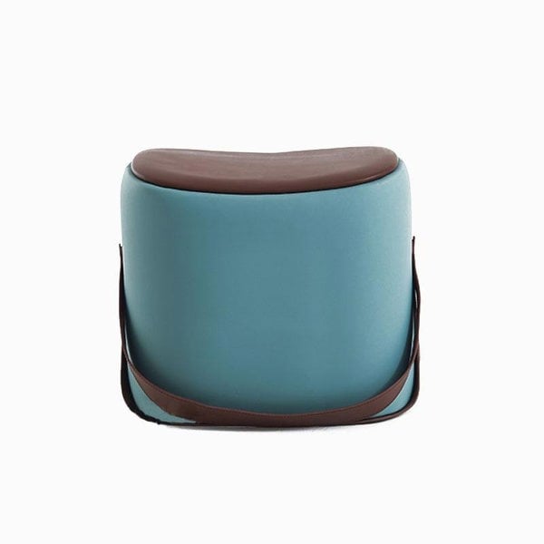 G120 Mini Saddle Footstool-Weilai-Blue-Weilai Concept