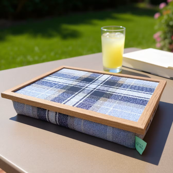 Made in the Mill Luxury Beagle Lap Tray With Cushion Bean Bag Base