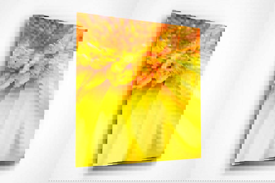 yellow artwork print