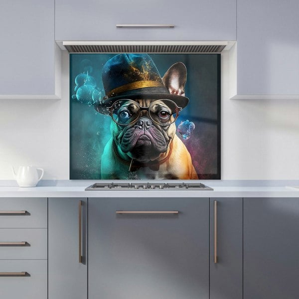 Warren Reed - Designer French Bulldog Splashart Kitchen Splashback