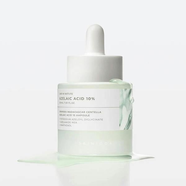 SKIN1004 Madagascar Centella Azelaic Acid 10 Ampoule – 30ml soothing serum with 10% Azelaic Acid for sensitive skin at Atelier De Glow UK.