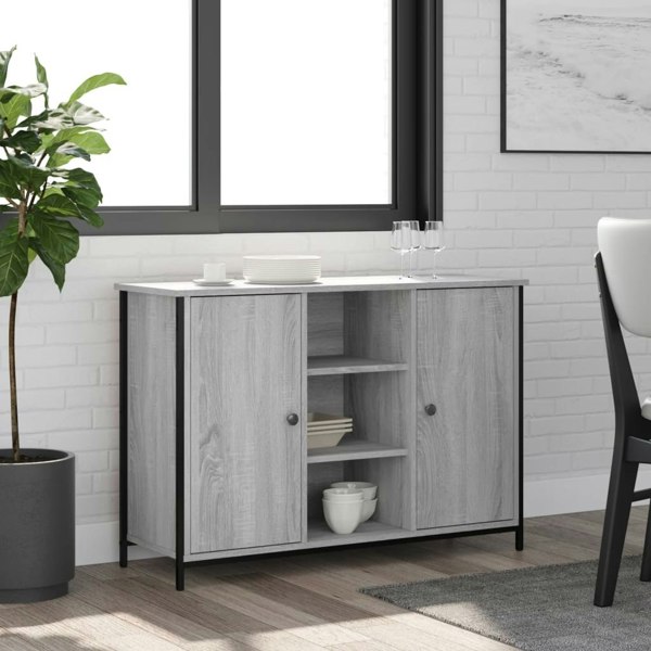 Berkfield Sideboard Grey Sonoma 100x35x70 cm Engineered Wood