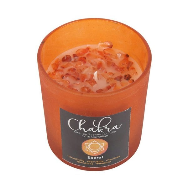 Something Different Orange Sacral Chakra Scented Candle - Orange