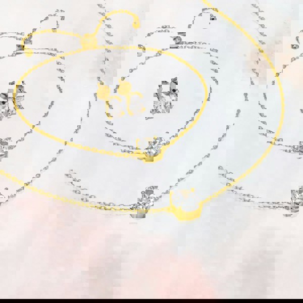 Say It With Oval Gold Plated Necklace