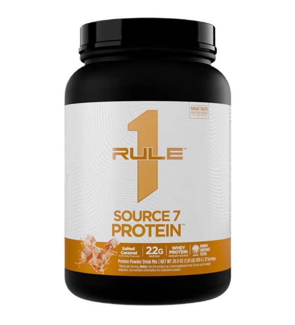 Rule One Source7 Protein, Salted Caramel - 819g