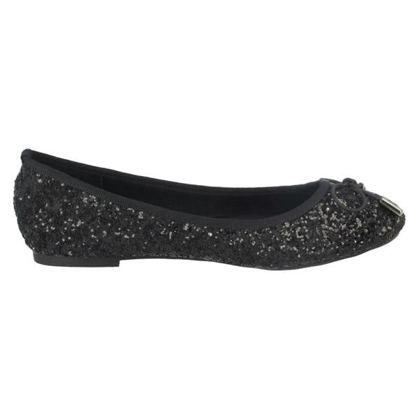 Anne Michelle Ladies Anne Michelle Glittery Ballerina Shoes