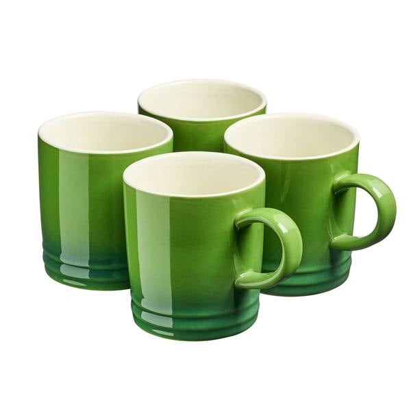 Cooks Professional 4 Piece Midi Coffee Mug Set | 240ml | Green