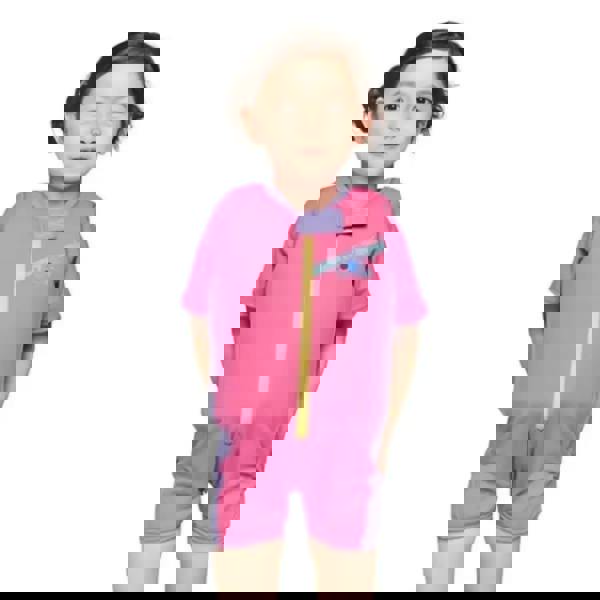 Cute pink purple Speedo Koala printed float suit for kids