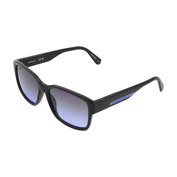 Calvin Klein Mens Square Sunglasses - Black/Violet - 