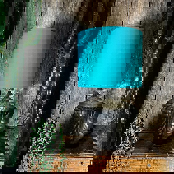 Wild Wood Deadly Night Shade Silhouette Shade in Jade - 12" x 10" Light Off