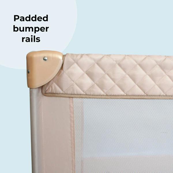 My Babiie Blush Quilted Travel Cot
