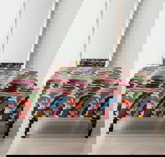 PREMIUM Multi Colour Ottoman Storage Bench coffee table - ISTOOLS