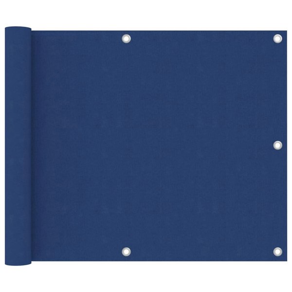 Berkfield Balcony Screen Blue 75x300 cm Oxford Fabric