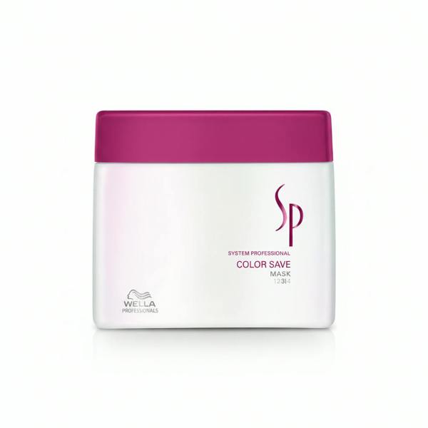 Wella Professionals SP System Professional Color Save Mask container with pink lid