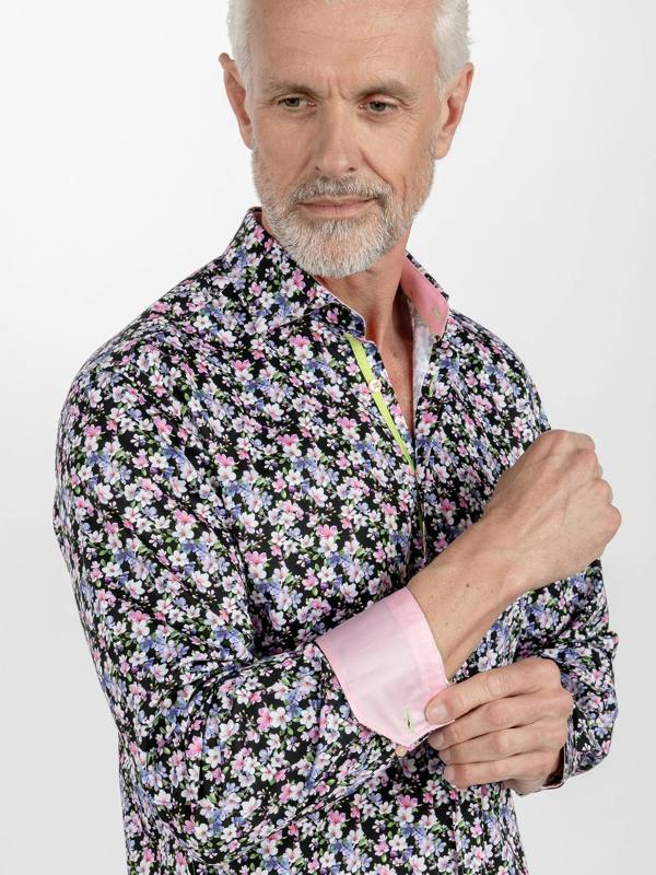 BLOSSOM GARDEN PRINT SHIRT - Claudio Lugli Shirts