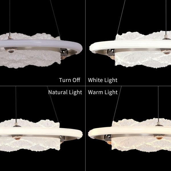 Lightsin Modern Ceiling Pendant Light with Aluminum and Acrylic Design Lightsin UK 