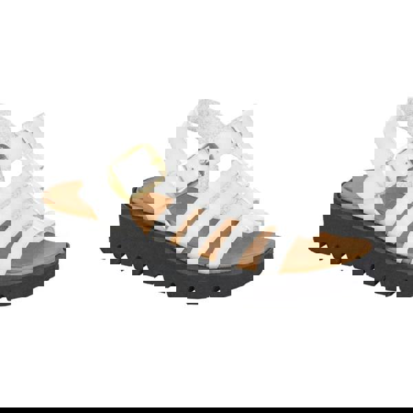 Cipriata Cipriata AZIA Womens T-strap Sandals White