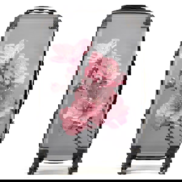 Warren Reed Delicate Pink Flowers Suitcase