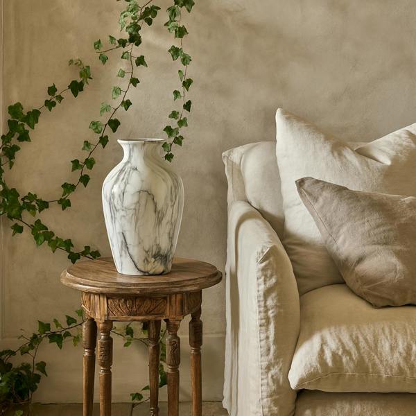 Wyld Haus Marble Glaze Tall Ceramic Vase