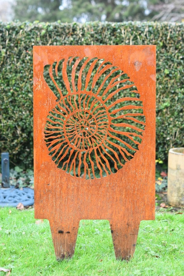 Savage Works Ammonite Fossil Garden Ornament