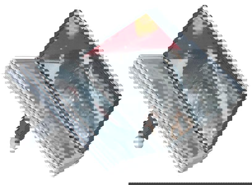 Durable SHERPA WALL 10 Display Panel Document Split Flap Index | A4 Black & Grey