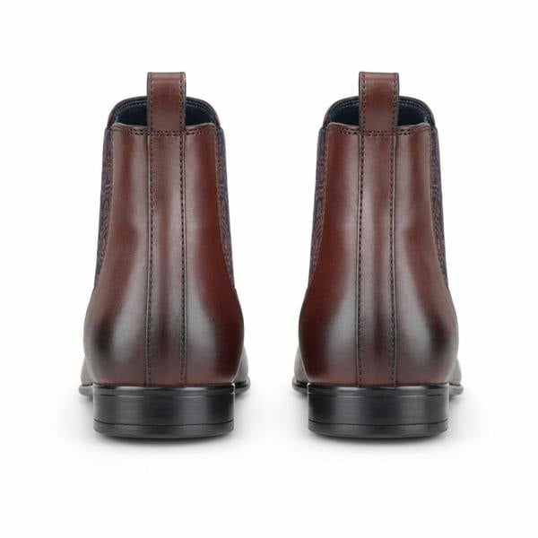 Silver Street London CARNABY Chelsea Boots in Red