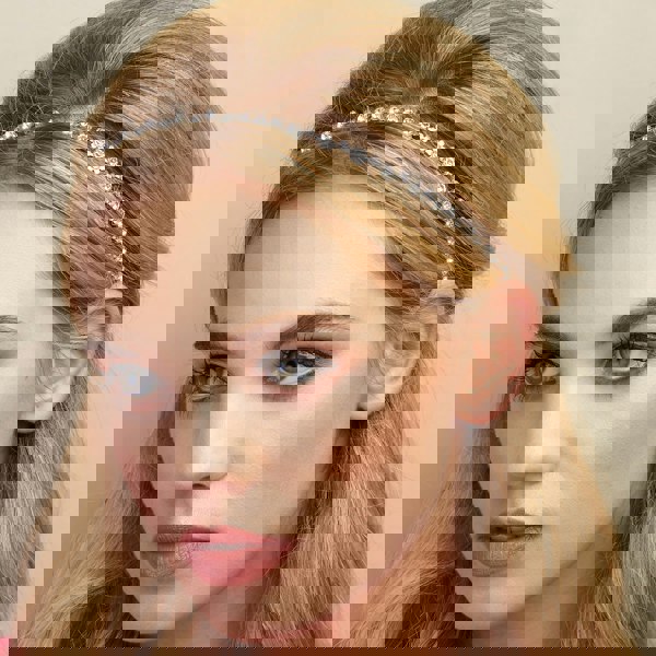 daisy chain headband wedding headband