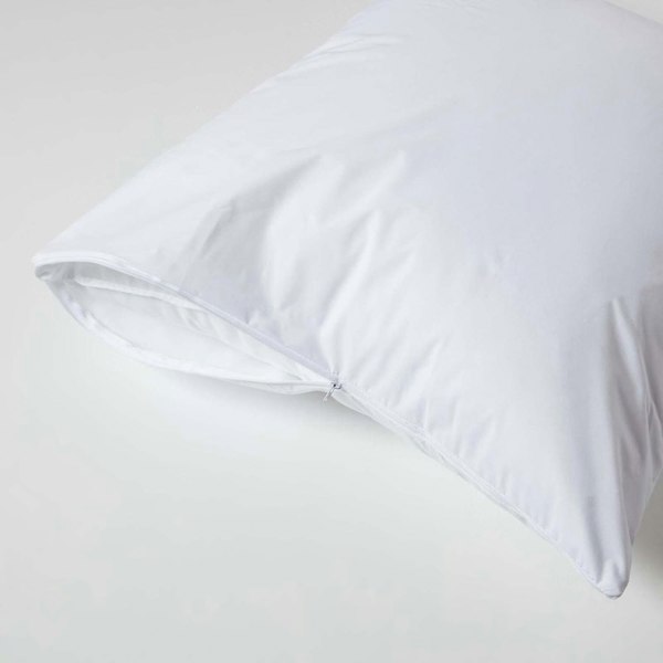 HOMESCAPES Polypropylene Waterproof Pillow Protector Pair