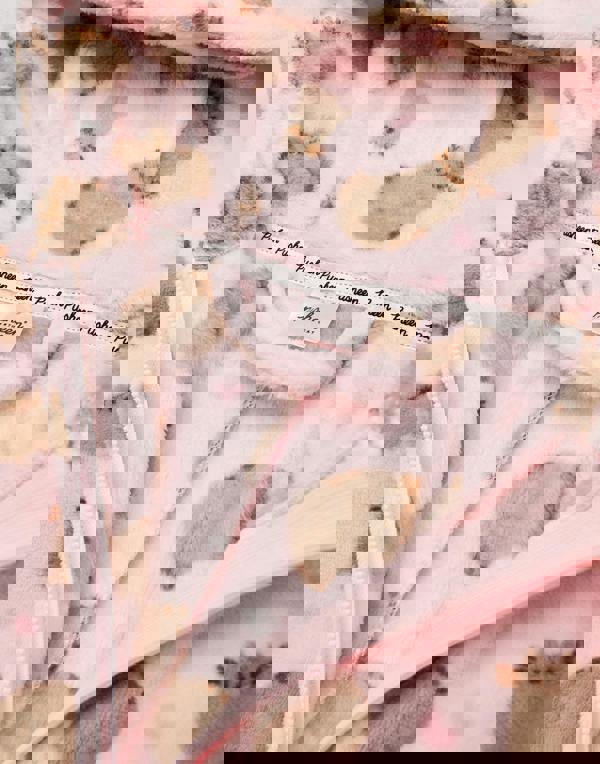 Pusheen Girls Pink All-Over Print With Novelty Ears Onesie