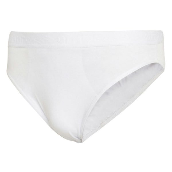 Umbro Mens Plain Briefs (Pack of 3) - White