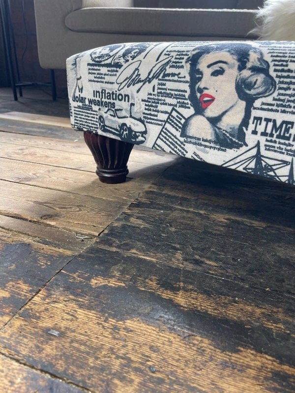 PREMIUM MONROE FOOTSTOOL POUFFE FOOTSTOOL TABLE - ISTOOLS