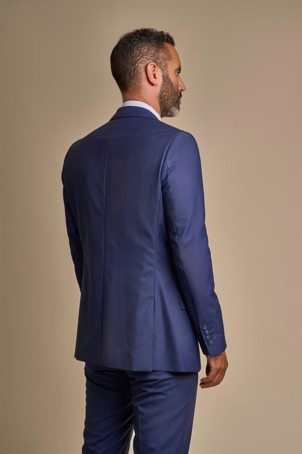 Jefferson Navy Three Piece Suit Back