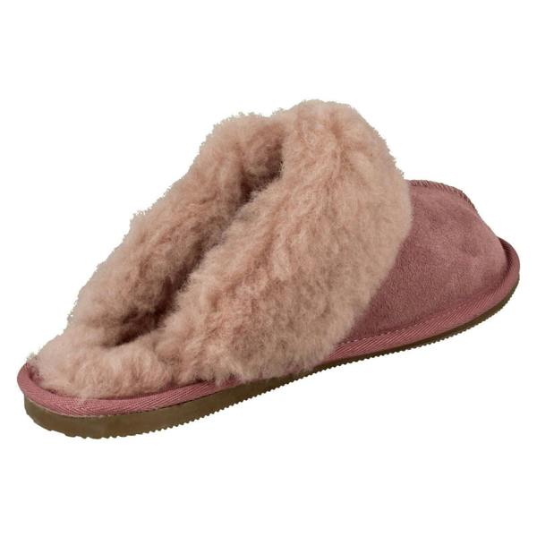 Clarks Ladies Clarks Faux Fur Cuff Mule Slippers Warm Lux