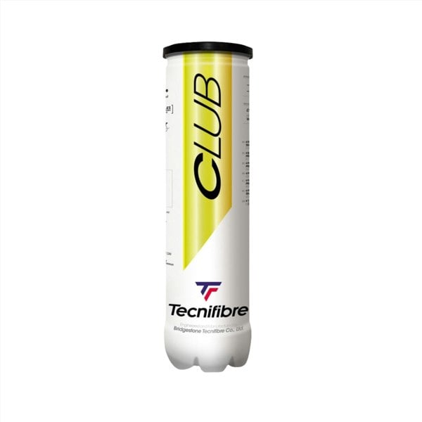 Tecnifibre Club Tennis Balls - Tube of 4
