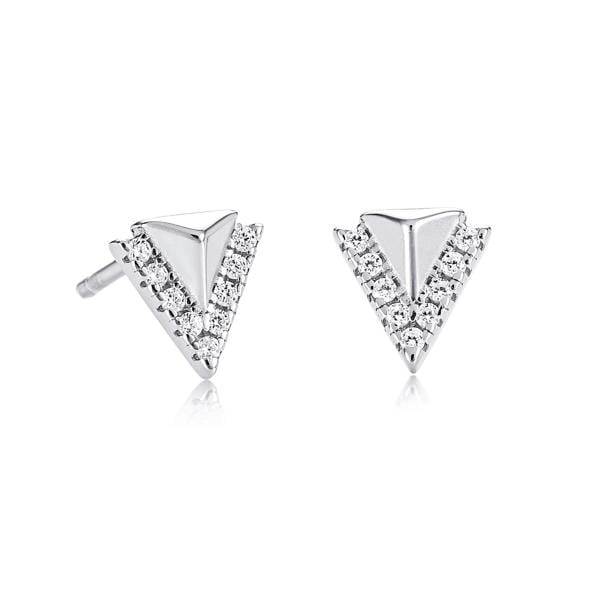 namana 925 Sterling Silver Spike Stud Earrings for Women