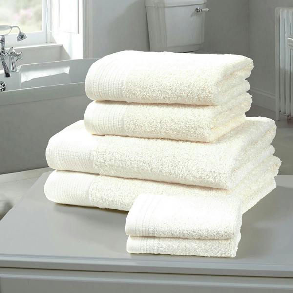 Chatsworth White 6 pc Towel Bale - R