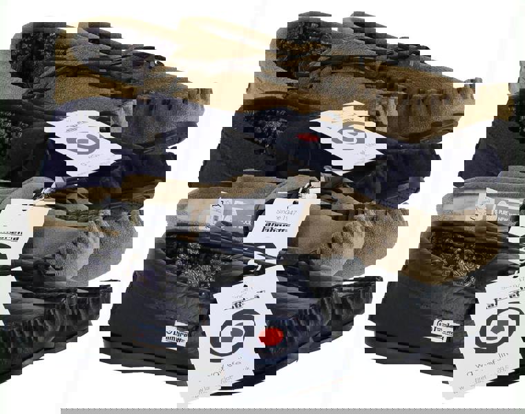 Lambretta Mens British Hand Made Leather Paisley Lined Moccasin Slippers