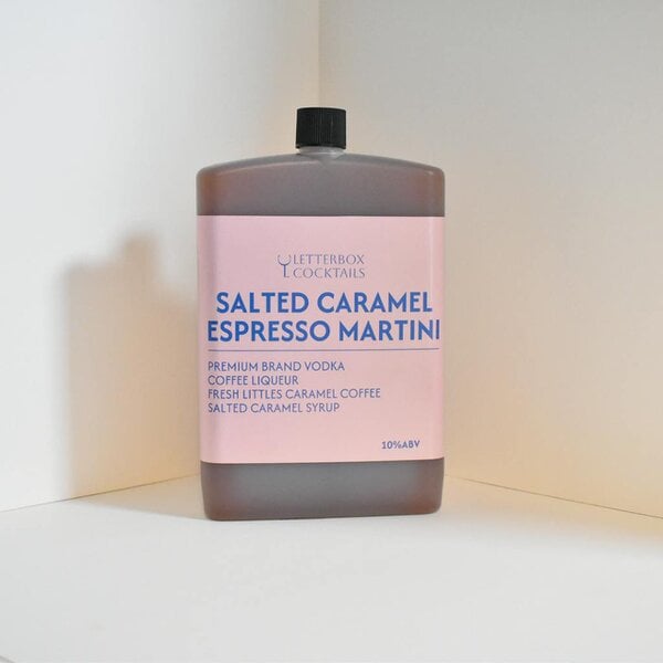 Letterbox Cocktails Salted Caramel Espresso Martini – Premium Letterbox Cocktail (100ml)