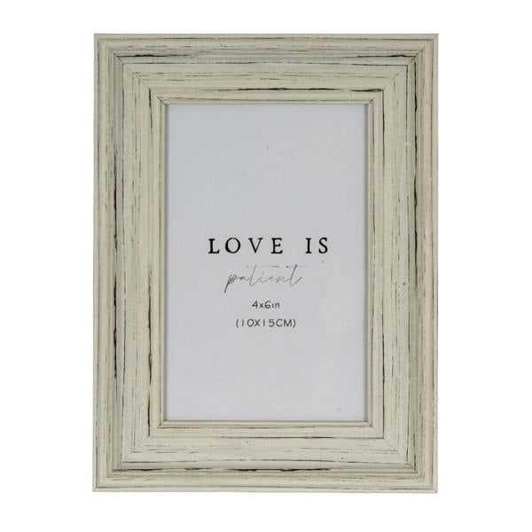 Hill Interiors Alba Single Photo Frame - White - 