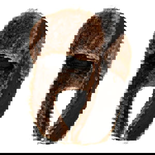 Mountain Warehouse Unisex Adult Furry Bomber Hat - Charcoal - 