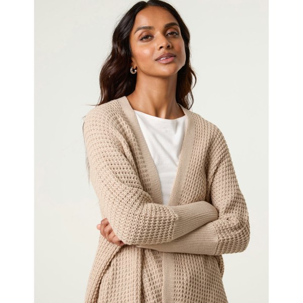 Blue Vanilla Textured Cardigan