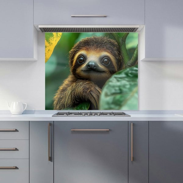 Warren Reed Sloth Kitchen Splashback - 00038