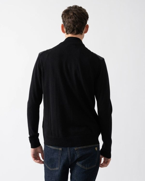 Belstaff Belstaff Kelbrook Mens Merino Wool Zip Cardigan