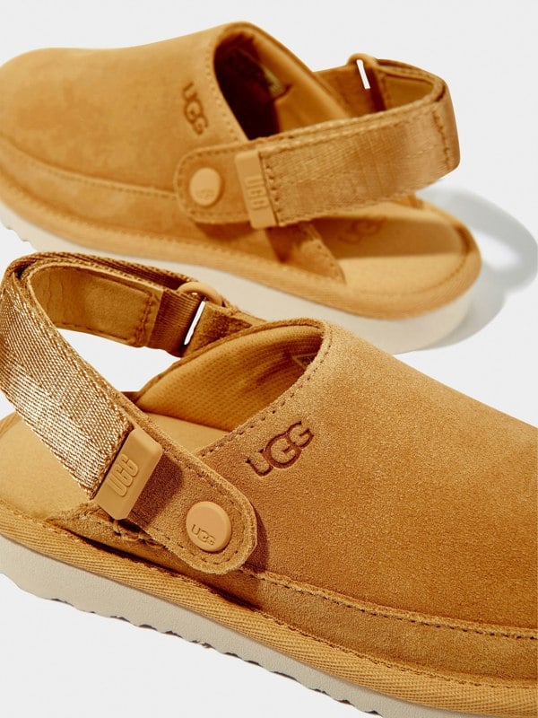 UGG Girls Goldenstar Clogs in Brown