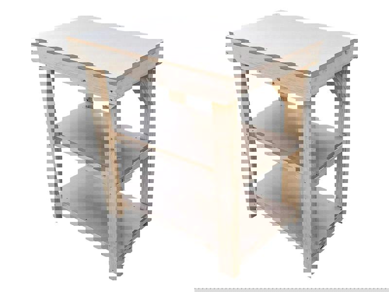 Arbor Garden Solutions Wooden 18mm MDF Top Workbench with Double Shelf (Clearance range)