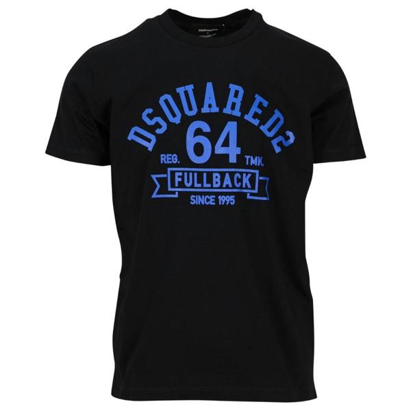 DSQUARED2 Cigarette Fit College Black  T-Shirt XS