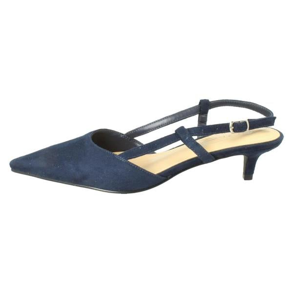 Spot On Ladies Spot On Pointed Slingback Shoes F00489