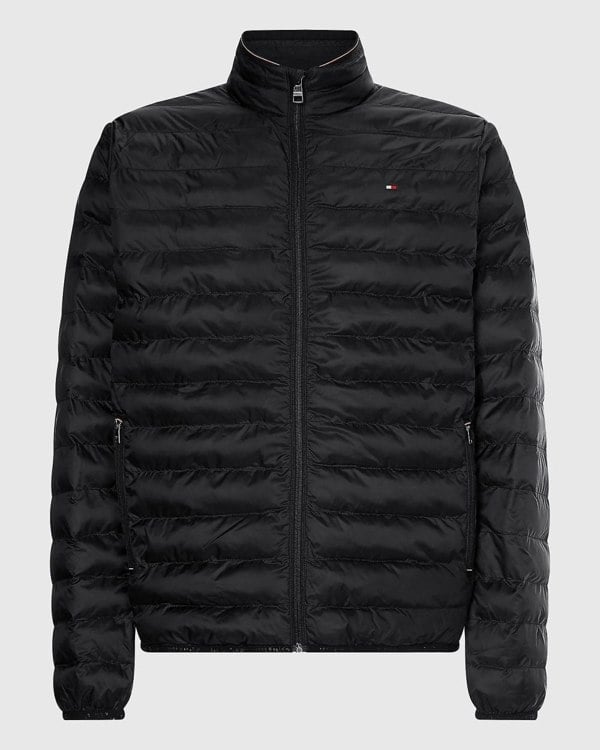 Tommy Hilfiger Core Packable Mens Circular Jacket - Black